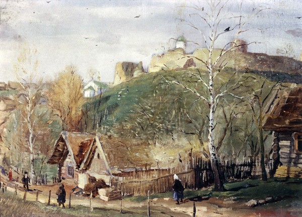 Изборская крепость. 1938.