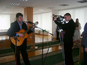 Виктор Леонидов выступает в Волынском национальном университете им. Леси Украинки