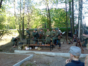 Участники военно-исторического фестиваля Участники военно-исторического фестиваля