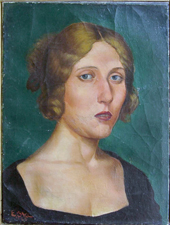Портрет жены. (1923г.) Портрет жены. (1923г.)