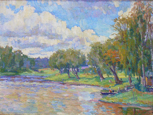 Измалково. Облака над озером. (1946г.) Измалково. Облака над озером. (1946г.)