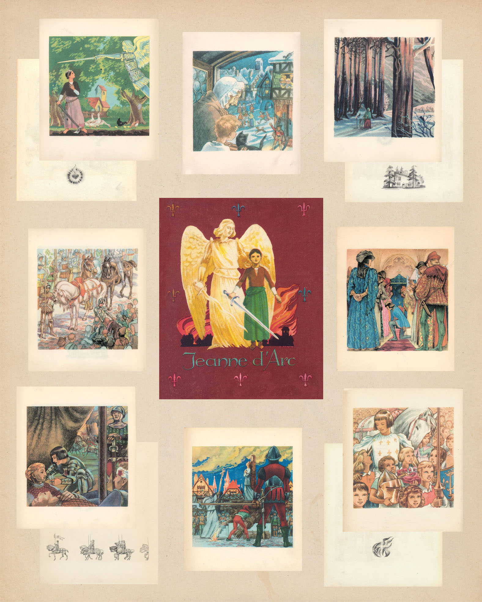 Alain Dominique. Jeanne d’Arc. Иллюстрация Игоря Арнштама Alain Dominique. Jeanne d’Arc. Иллюстрация Игоря Арнштама