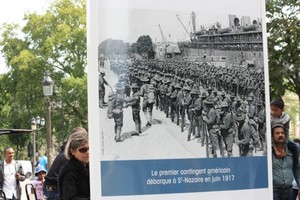 Высадка американского контингента в Сен-Назере в июне 1917 г. ©Boris Guessel Высадка американского контингента в Сен-Назере в июне 1917 г. ©Boris Guessel