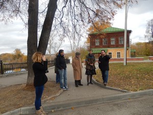 П.А.Трибунский проводит экскурсию по Рязанскому кремлю
