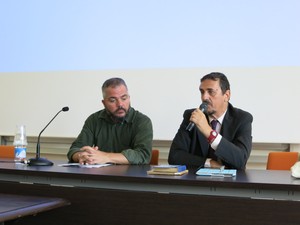 Выступления Г. Карпи (слева) и С. Гардзонио (справа)
