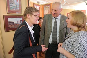 на открытии выставки на открытии выставки