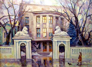 Герасимов В.В. Москва,Пречистенка,холст,масло,30х40,2013г. Герасимов В.В. Москва,Пречистенка,холст,масло,30х40,2013г.