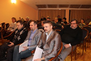 И.В. Грибков, Д.А. Жуков, А.Н. Белков и гости вечера И.В. Грибков, Д.А. Жуков, А.Н. Белков и гости вечера