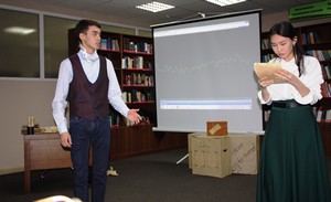 Выступление студенческого поэтического клуба «Эра»