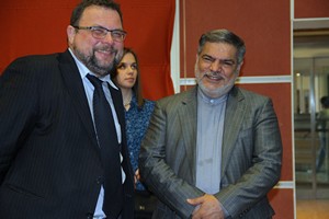 М.А.Баранов (слева) и г-н Реза Малеки